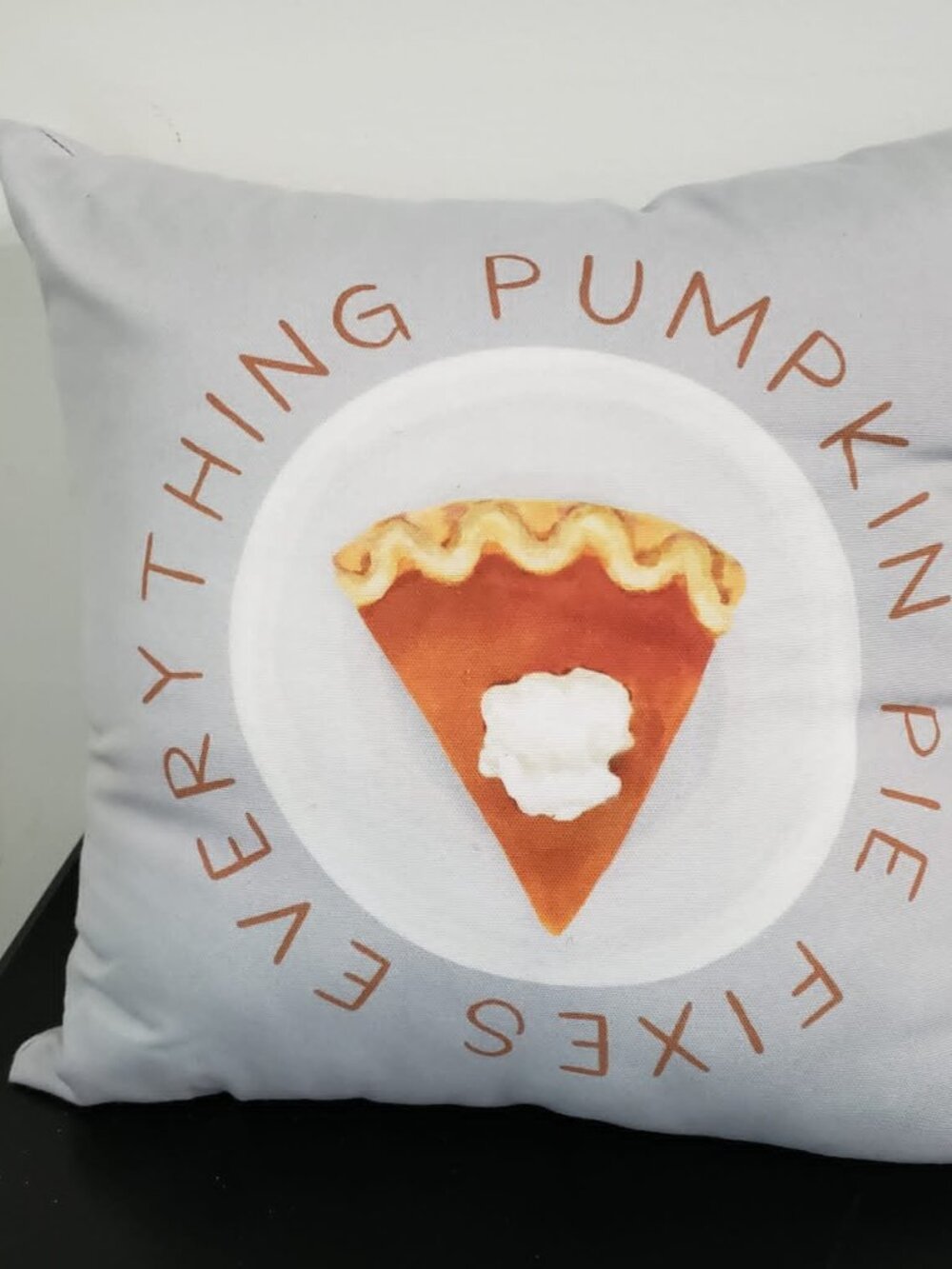 pumpkin pie pillow